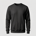 Generated black crewneck sweatshirt mockup