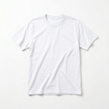 White T-shirt on a white background