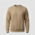 Generated Flat Dark Earth crewneck sweatshirt mockup
